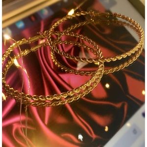 hoop earrings